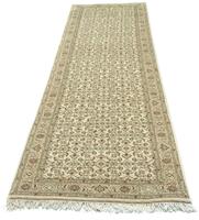 Morgenland Wollteppich Bidjar Teppich handgeknüpft beige, rechteckig, 14 mm Höhe