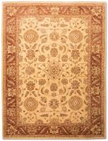 Morgenland Wollteppich Ziegler Teppich handgeknüpft beige, rechteckig, 7 mm Höhe