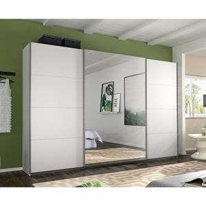 rauch Schuifdeurkast Cortona 2 stoffen dozen en extra legplanken made in germany