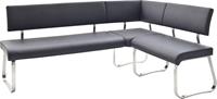 Mca Furniture Eckbank Arco, Eckbank frei im Raum stellbar, Breite 200 cm, belastbar bis 500 kg