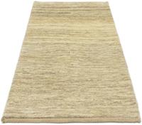 Morgenland Wollteppich Gabbeh Teppich handgeknüpft natur, rechteckig, 18 mm Höhe, handgeknüpft