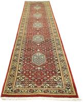 Morgenland Wollteppich Bidjar Teppich handgeknüpft rot, rechteckig, 11 mm Höhe