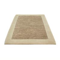 Morgenland Wollteppich Gabbeh Teppich handgeknüpft braun, rechteckig, 18 mm Höhe, handgeknüpft