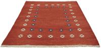 Wollteppich Gabbeh Teppich handgeknüpft rot, morgenland, rechteckig, Höhe: 18 mm, handgeknüpft