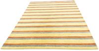 Morgenland Wollteppich Gabbeh Teppich handgewebt gold, rechteckig, 15 mm Höhe, Kurzflor