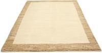 Morgenland Wollteppich Gabbeh Teppich handgeknüpft beige, rechteckig, 18 mm Höhe, handgeknüpft