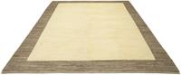 Morgenland Wollteppich Gabbeh Teppich handgeknüpft beige, rechteckig, 18 mm Höhe, handgeknüpft
