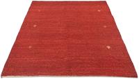 Wollteppich Gabbeh Teppich handgeknüpft rot, morgenland, rechteckig, Höhe: 18 mm, handgeknüpft
