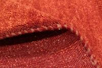 Morgenland Wollteppich Gabbeh Teppich handgeknüpft rot, rechteckig, 18 mm Höhe, handgeknüpft