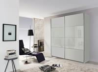Rauch Orange Schwebetürenschrank Quadra, mit Glaselementen