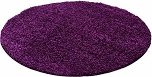 Ayyildiz Teppiche Hochflor-Teppich Life Shaggy 1500, rund, 30 mm Höhe, Wohnzimmer, Langflor, Schlafzimmer, große Farbauswahl