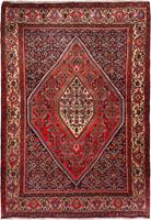 Morgenland Wollteppich Bidjar Teppich handgeknüpft rot, rechteckig, 10 mm Höhe