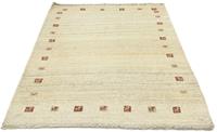 Morgenland Wollteppich Gabbeh Teppich handgeknüpft beige, rechteckig, 18 mm Höhe, handgeknüpft
