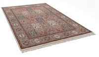 Theko Orientteppich Benares Bachtiari, rechteckig, 12 mm Höhe, reine Wolle, handgeknüpft, mit Fransen, Wohnzimmer