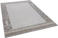 THEKO Wollen kleed Royal Naturel 6030 zuivere wol, handgetuft, met randdessin
