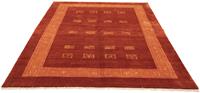 Morgenland Wollteppich Gabbeh Teppich handgeknüpft rot, rechteckig, 18 mm Höhe, handgeknüpft