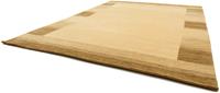 Morgenland Wollteppich Gabbeh Teppich handgewebt beige, rechteckig, 8 mm Höhe, Kurzflor