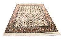 Morgenland Wollteppich Bidjar Teppich handgeknüpft beige, rechteckig, 12 mm Höhe