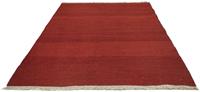 Morgenland Wollteppich Gabbeh Teppich handgeknüpft rot, rechteckig, 18 mm Höhe, handgeknüpft