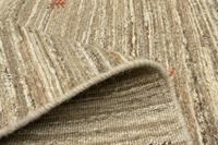 Morgenland Wollteppich Gabbeh Teppich handgeknüpft beige, rechteckig, 18 mm Höhe, handgeknüpft