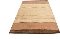 Morgenland Wollteppich Gabbeh Teppich handgeknüpft braun, rechteckig, 18 mm Höhe, handgeknüpft