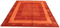Morgenland Wollteppich Gabbeh Teppich handgeknüpft rot, rechteckig, 18 mm Höhe, handgeknüpft