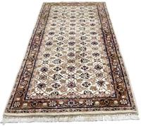 Morgenland Wollteppich Bidjar Teppich handgeknüpft beige, rechteckig, 15 mm Höhe