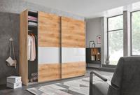 Wimex Zweefdeurkast Bramfeld met glaselementen en extra planken