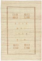 Morgenland Wollteppich Gabbeh Teppich handgeknüpft beige, rechteckig, 18 mm Höhe, handgeknüpft