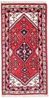Morgenland Wollteppich Bidjar Teppich handgeknüpft rot, rechteckig, 10 mm Höhe