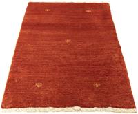 Morgenland Wollteppich Gabbeh Teppich handgeknüpft rot, rechteckig, 18 mm Höhe, handgeknüpft