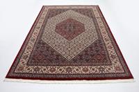 Morgenland Wollteppich Bidjar Teppich handgeknüpft beige, rechteckig, 10 mm Höhe