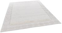 THEKO Wollen kleed Bergen - 630 zuivere wol, met de hand geweven, scandi design, met randdessin, woonkamer