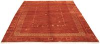 Morgenland Wollteppich Gabbeh Teppich handgeknüpft rot, rechteckig, 18 mm Höhe, handgeknüpft