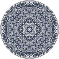 Myspotti Vinylteppich Buddy Dilan, rund, 0,03 mm Höhe, rund, wasserfest und statisch haftend