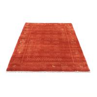 Morgenland Wollteppich Gabbeh Teppich handgeknüpft rot, rechteckig, 18 mm Höhe, handgeknüpft