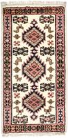 Morgenland Wollteppich Kazak Teppich handgeknüpft beige, rechteckig, 10 mm Höhe