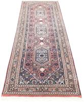 Morgenland Wollteppich Bidjar Teppich handgeknüpft rosa, rechteckig, 10 mm Höhe