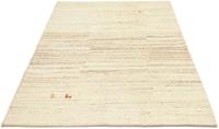 Wollteppich Gabbeh Teppich handgeknüpft beige, morgenland, rechteckig, Höhe: 18 mm, handgeknüpft