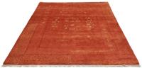 Morgenland Wollteppich Gabbeh Teppich handgeknüpft rot, rechteckig, 18 mm Höhe, handgeknüpft