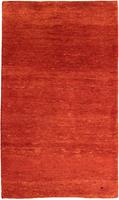 Morgenland Wollteppich Gabbeh Teppich handgeknüpft rot, rechteckig, 18 mm Höhe, handgeknüpft