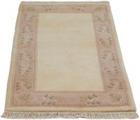 LUXOR living Wollen kleed ADOUR zuivere wol, met de hand geknoopt, met randdessin en franje, woonkamer