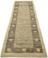 Morgenland Wollteppich Gabbeh Teppich handgeknüpft grau, rechteckig, 18 mm Höhe, handgeknüpft