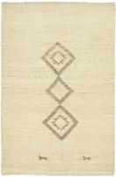 morgenland Wollteppich "Gabbeh Teppich handgeknüpft beige", rechteckig, handgeknüpft