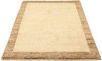 Morgenland Wollteppich Gabbeh Teppich handgeknüpft natur, rechteckig, 18 mm Höhe, handgeknüpft