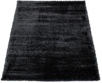 Paco Home Hochflor-Teppich Touch 100, rechteckig, 45 mm Höhe, weicher Uni Shaggy mit Glanz Garn, Wohnzimmer