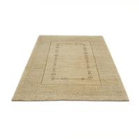 Morgenland Wollteppich Gabbeh Teppich handgeknüpft beige, rechteckig, 18 mm Höhe, handgeknüpft