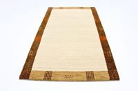 Morgenland Wollteppich Gabbeh Teppich handgeknüpft beige, rechteckig, 18 mm Höhe, handgeknüpft