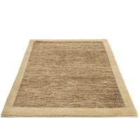 Morgenland Wollteppich Gabbeh Teppich handgeknüpft braun, rechteckig, 18 mm Höhe, handgeknüpft