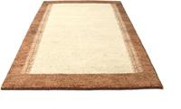 Morgenland Wollteppich Gabbeh Teppich handgeknüpft beige, rechteckig, 18 mm Höhe, handgeknüpft